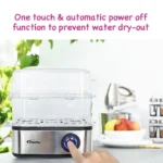 PowerPac Egg Steamer, Food Steamer 2.5L Multi function 2 Tier Steamer (PPS706)